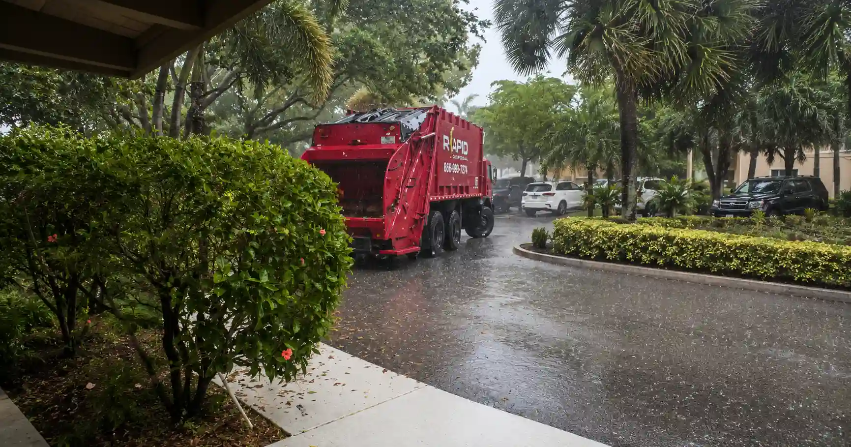 Commercial roll-off dumpsters in Palm Beach County